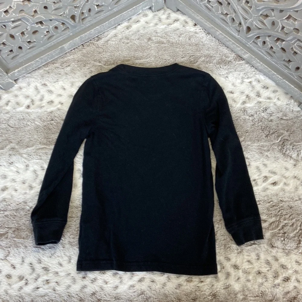 Carter’s skeleton long sleeve shirt boys size 6 Halloween bats glow in the dark - Picture 7 of 10